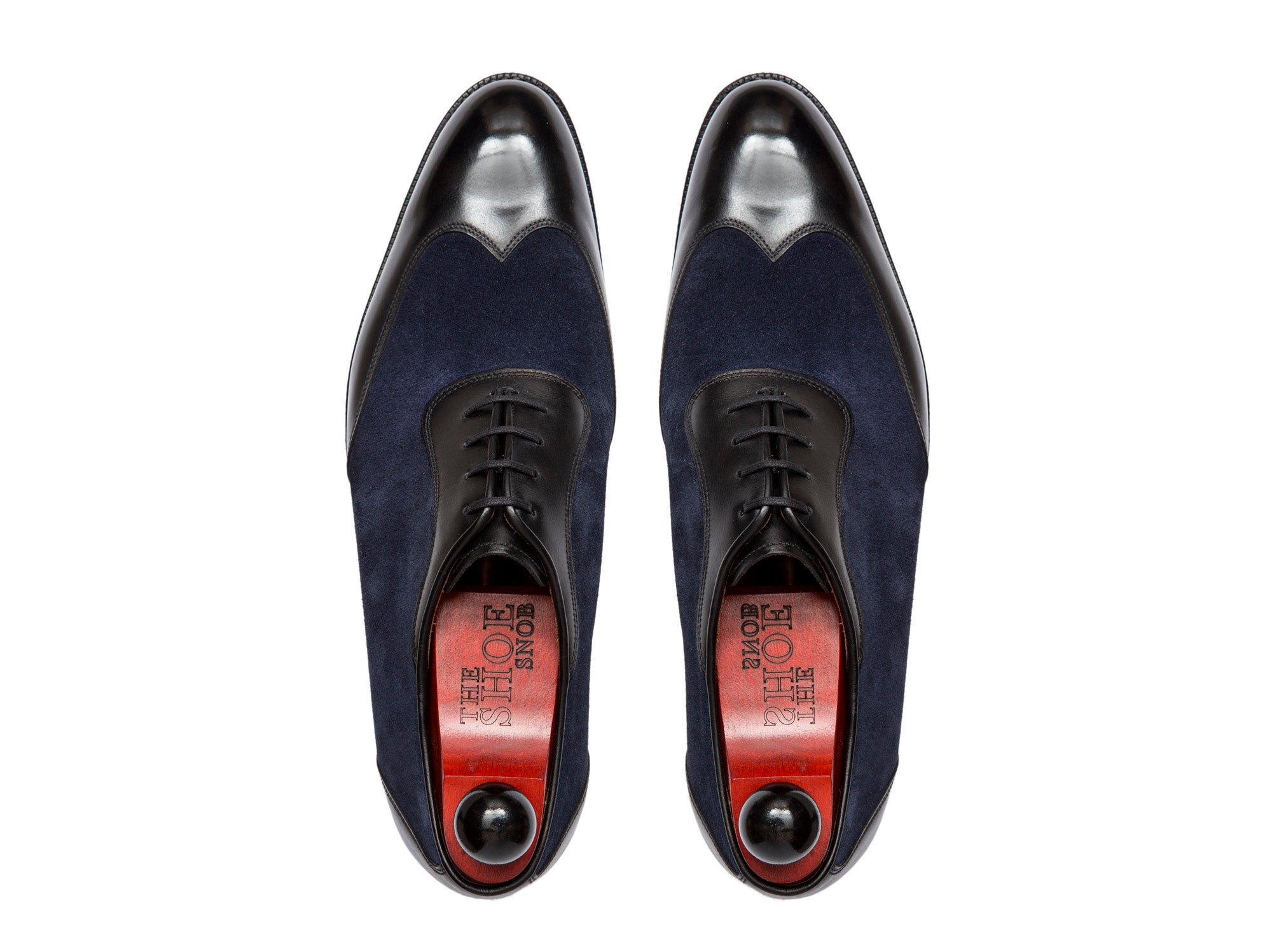 Rainier - MTO - Black Calf / Dark Blue Suede - NGT Last - Single Leather Sole