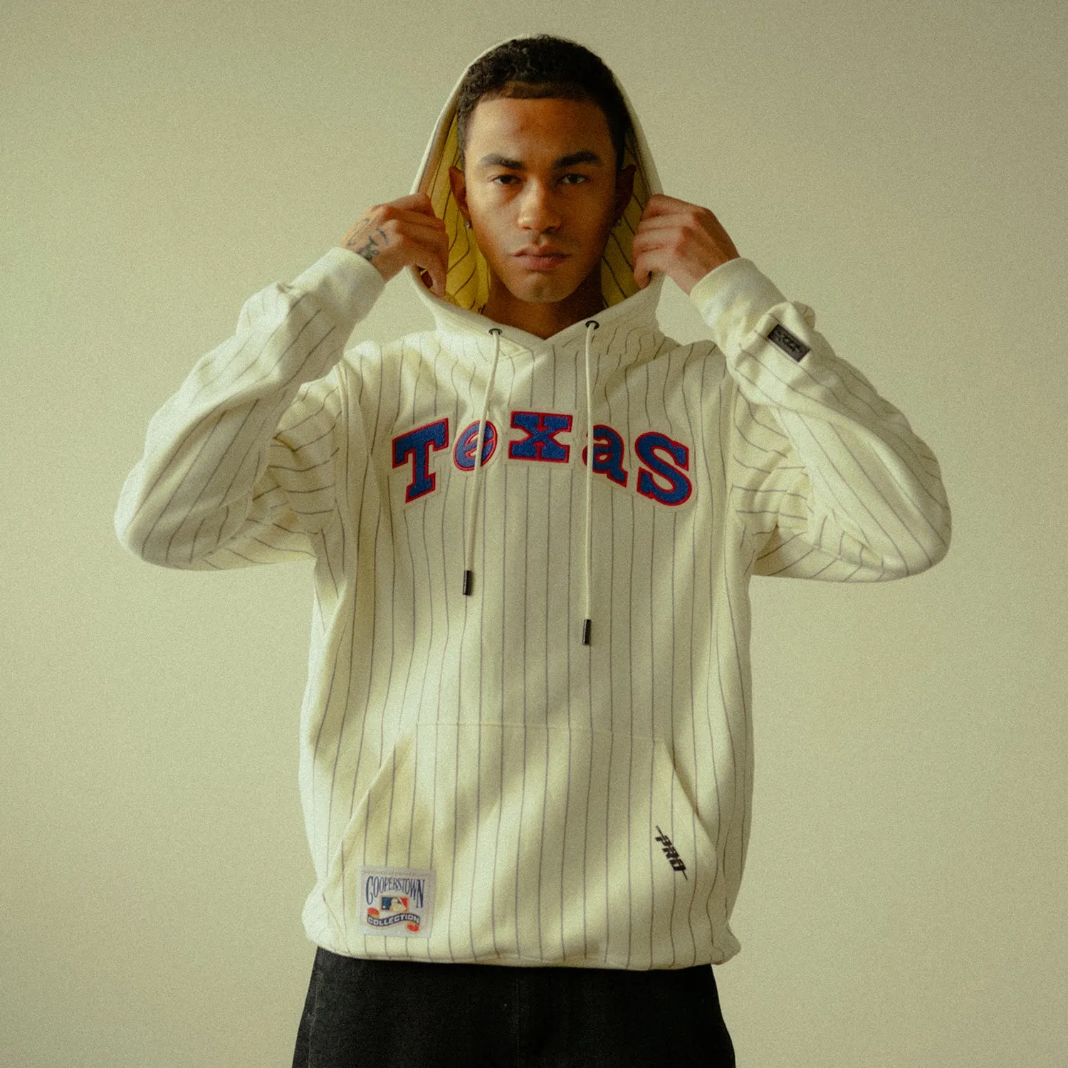 Rangers Pinstripe Hoody - Mens