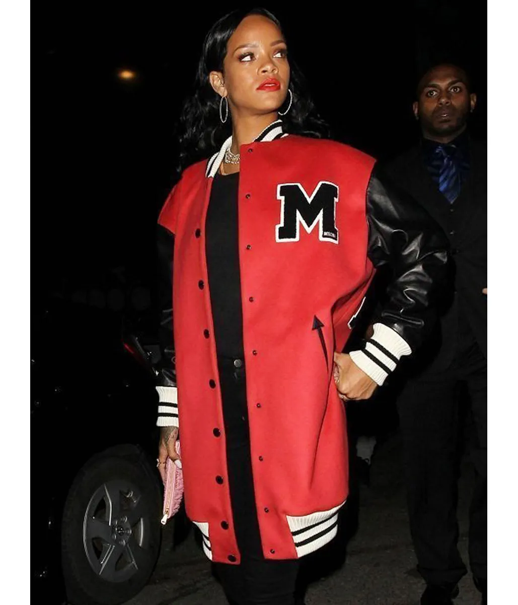 Rihanna M Letterman Jacket