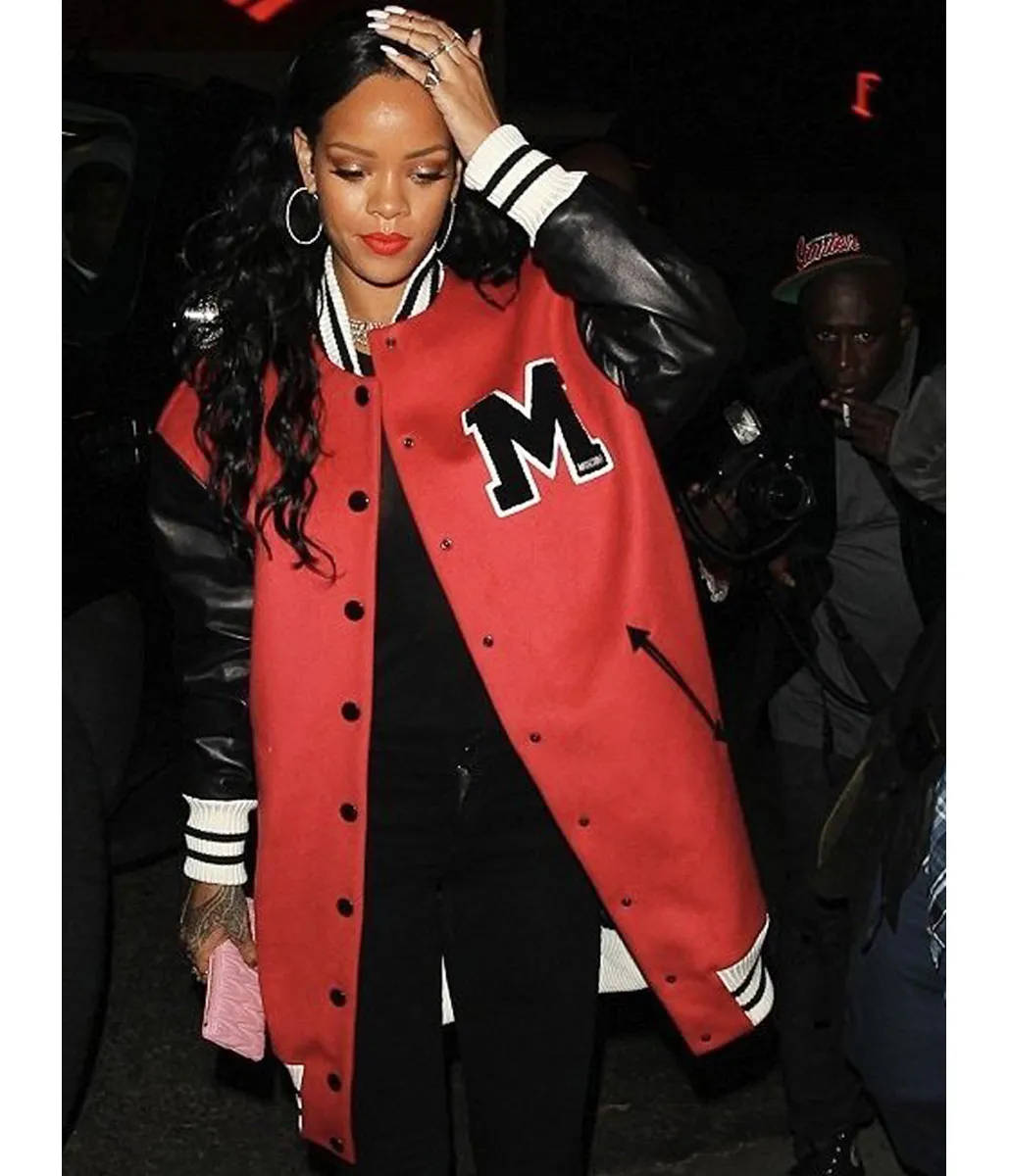 Rihanna M Letterman Jacket