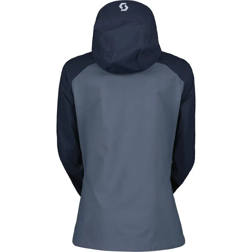 Scott - Explorair DryoSpun 3 Hardshell Jacket Women dark blue metal blue