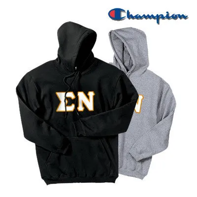 Sigma Nu Champion Powerblend Hoodie, 2-Pack Bundle Deal - Champion S700 - TWILL