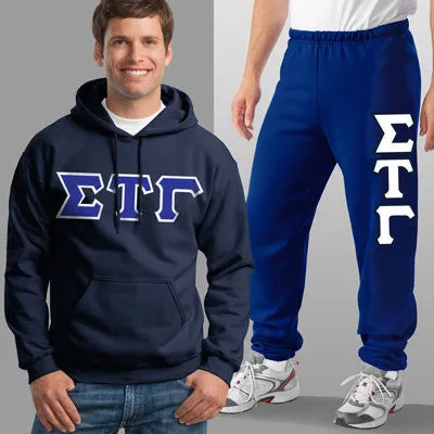 Sigma Tau Gamma Hoodie and Sweatpants, Package Deal - TWILL