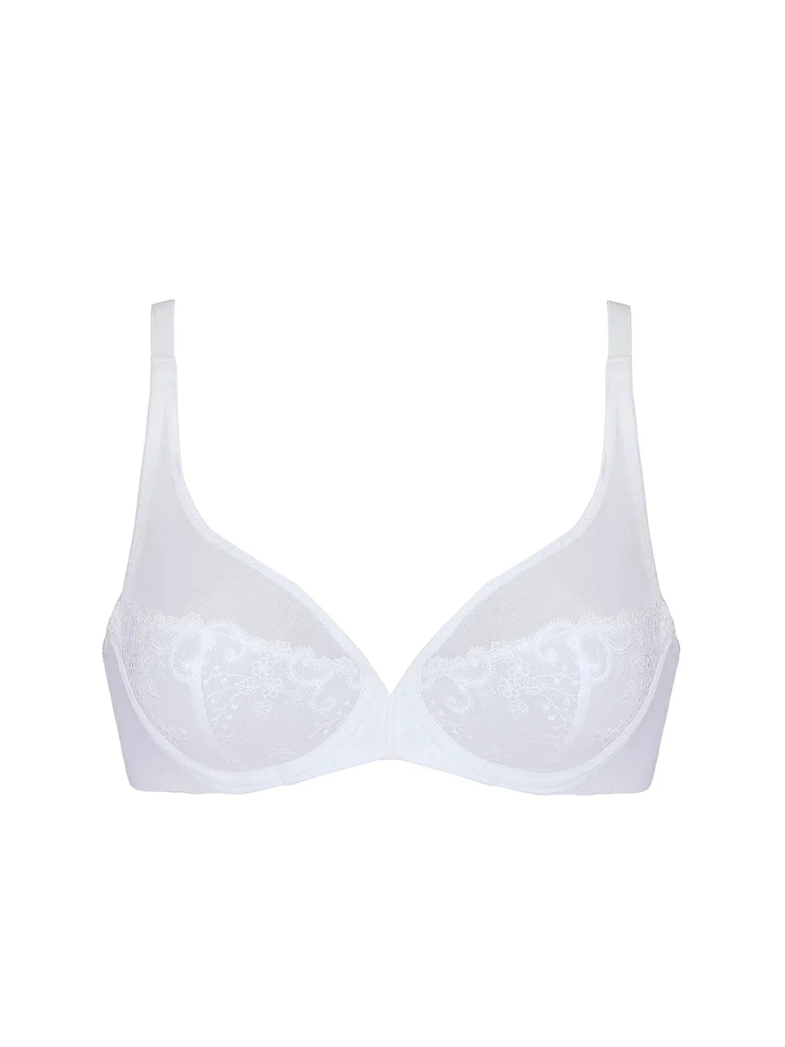 Simone Perele - Delice Full Cup Plunge Bra | White