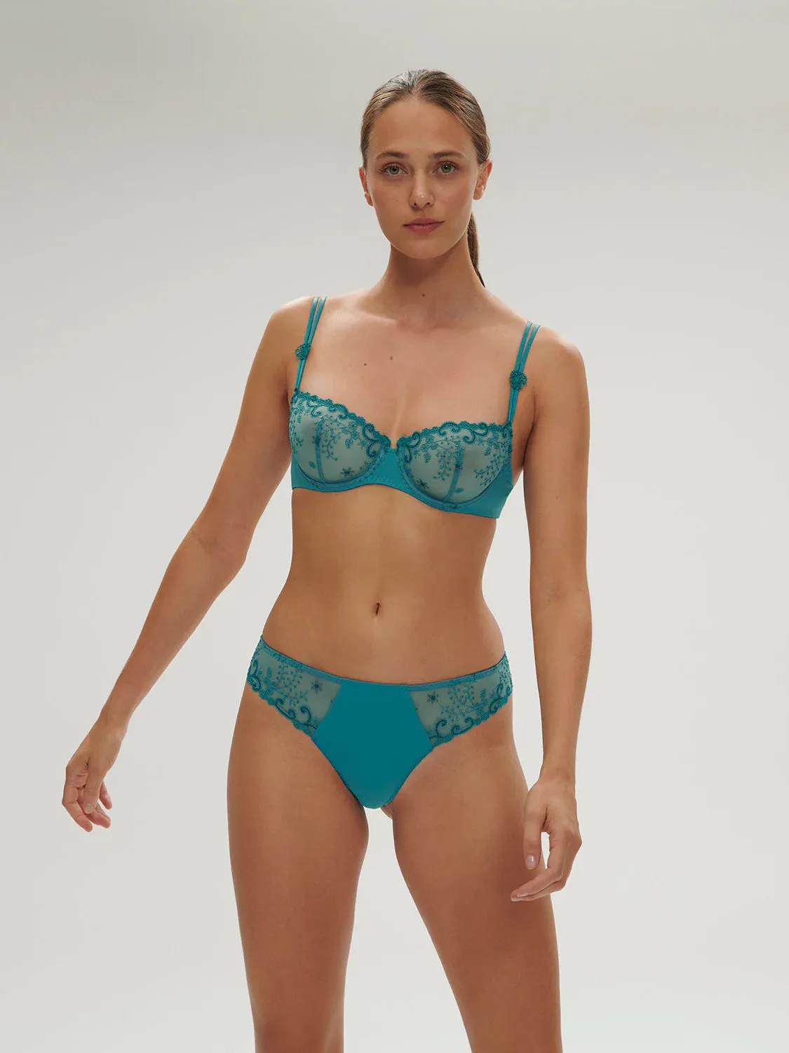 Simone Perele - Delice Thong | Atoll Blue