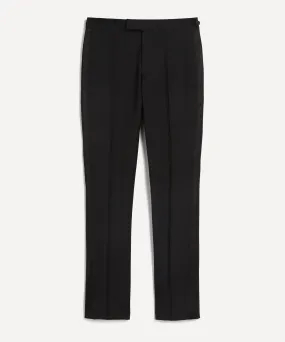 Slim-Fit Wool-Mohair Evening Trousers