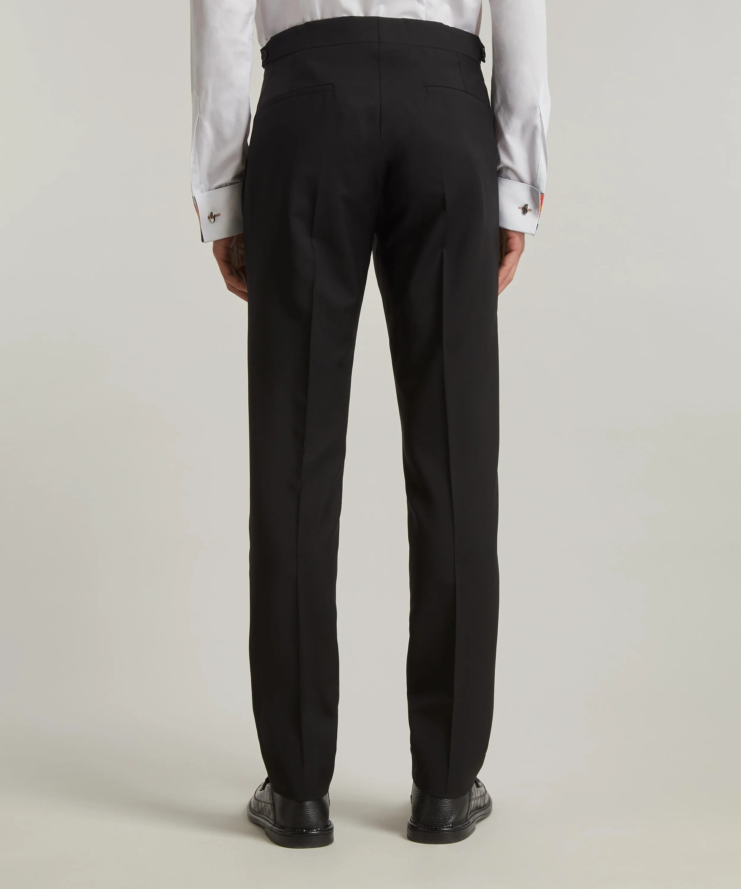 Slim-Fit Wool-Mohair Evening Trousers