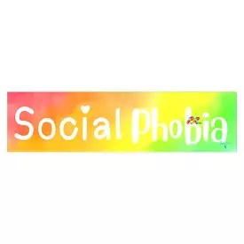 Social Phobia Rainbow Bumper Stickers