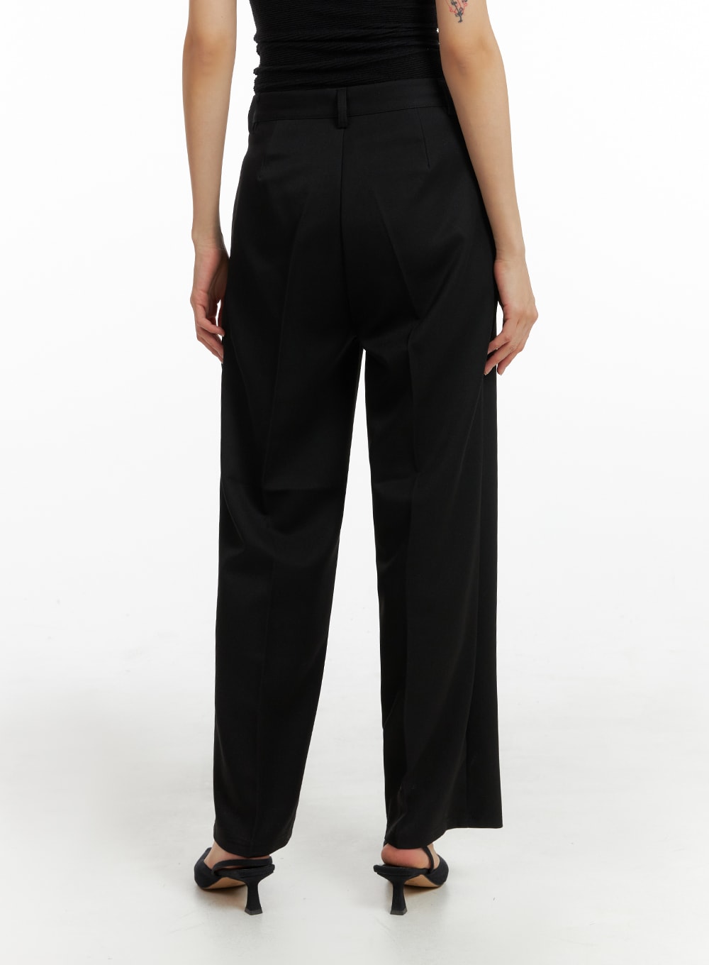 Solid Wide Trousers IM414