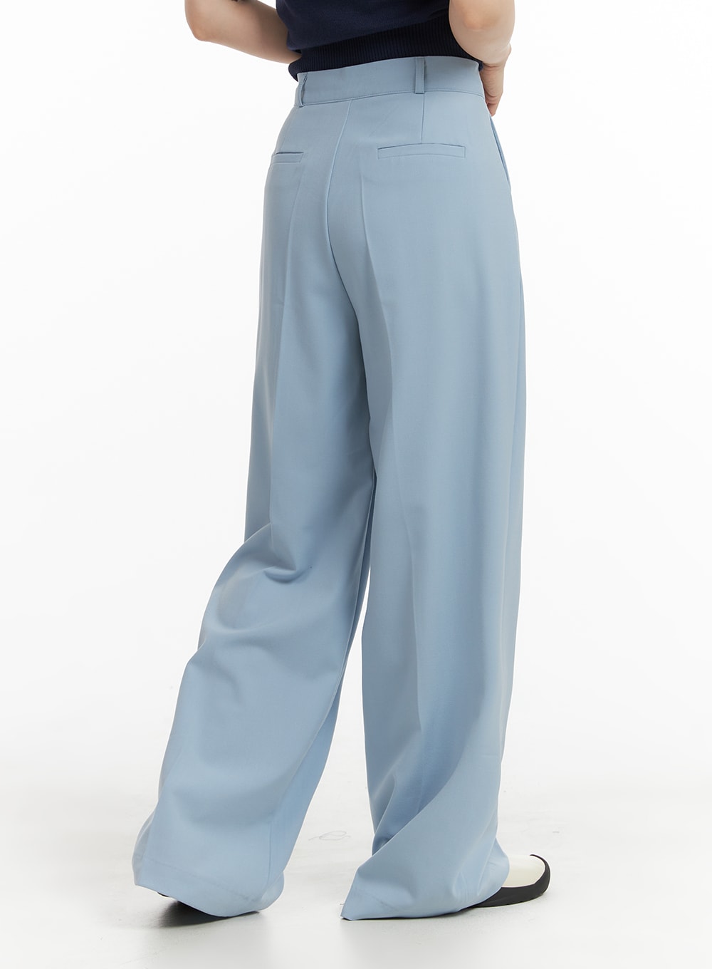 Solid Wide Trousers OM412