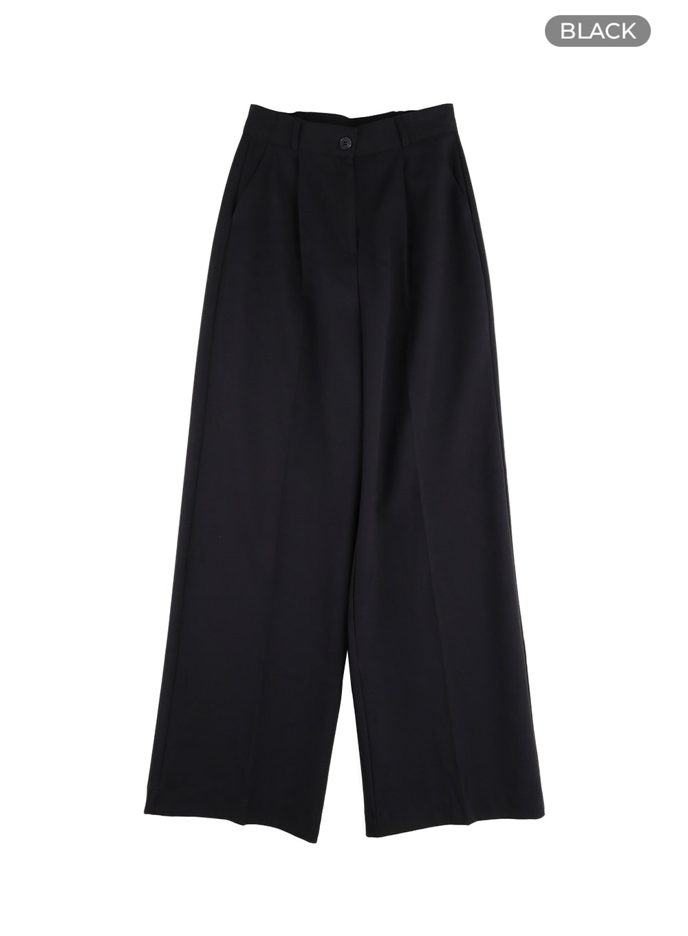 Solid Wide Trousers OM412