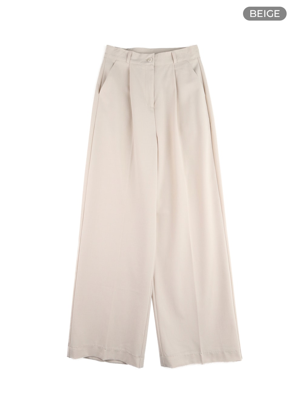 Solid Wide Trousers OM412