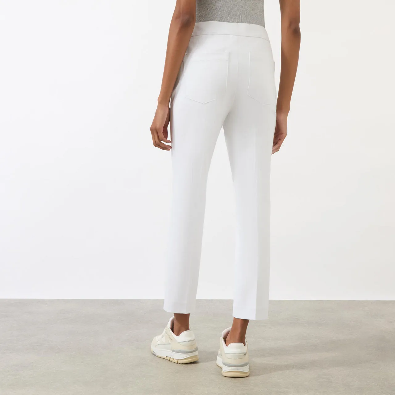 SPANX On-the-Go Slim-Fit Trousers - White