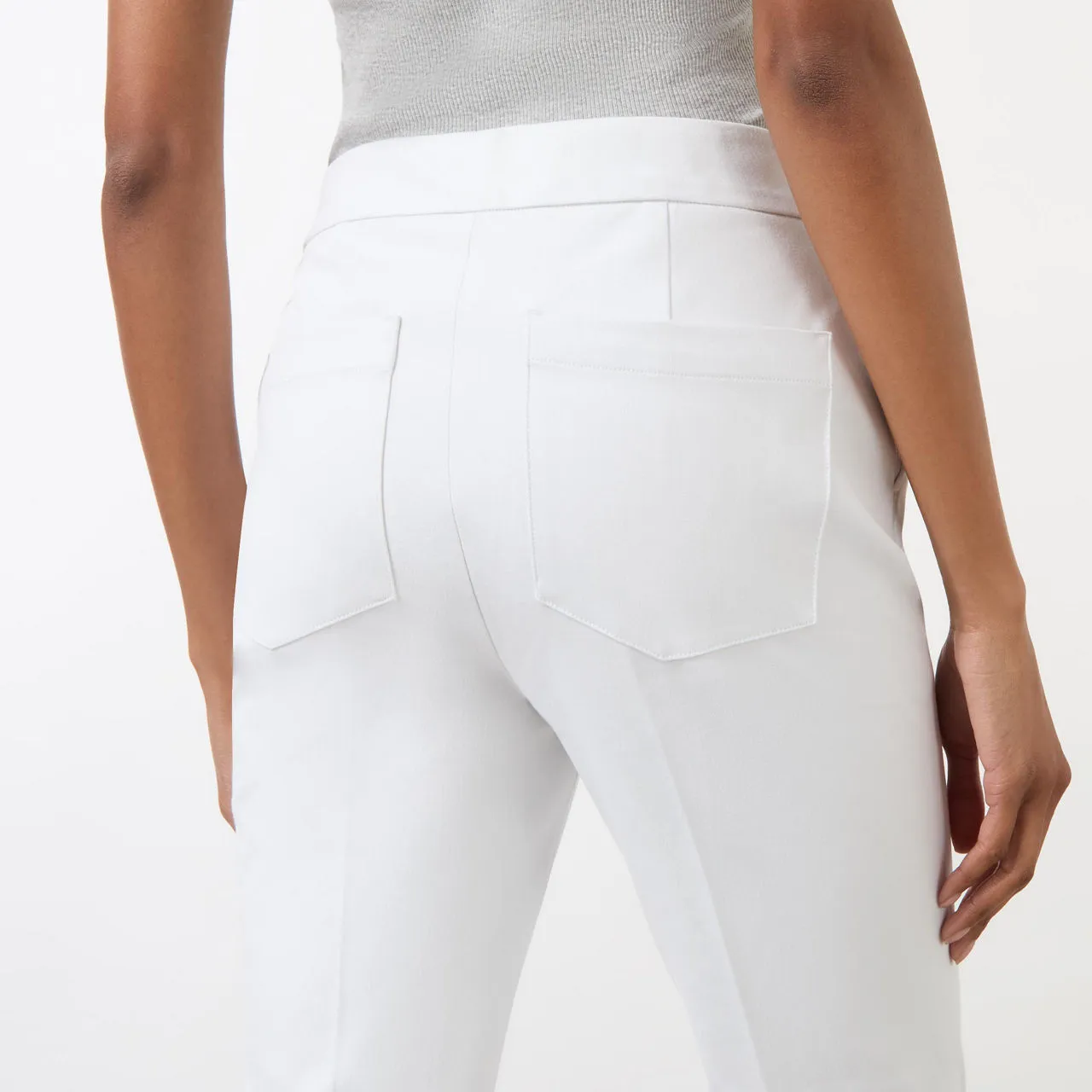 SPANX On-the-Go Slim-Fit Trousers - White