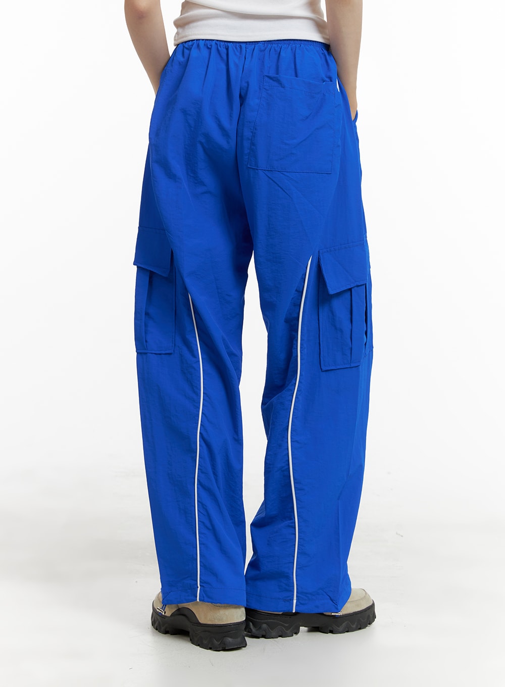 Sporty Wide Contrasting Trousers OM426