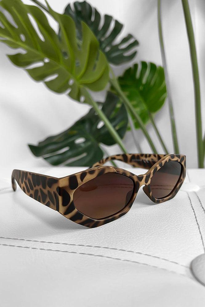 Squared Off Oval Sunglasses