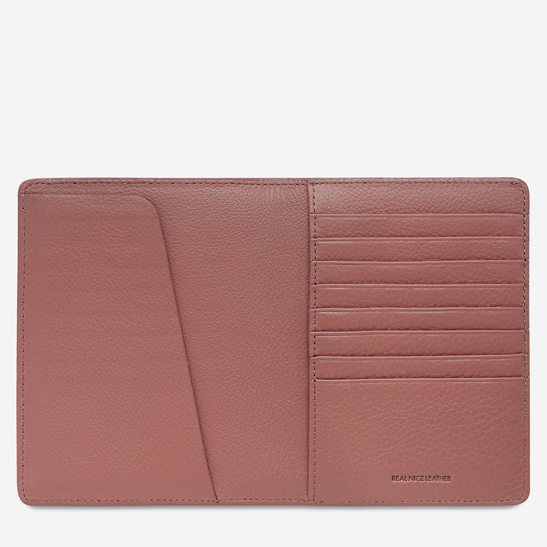 Status Anxiety - In Transit - Passport Wallet - Dusty Rose