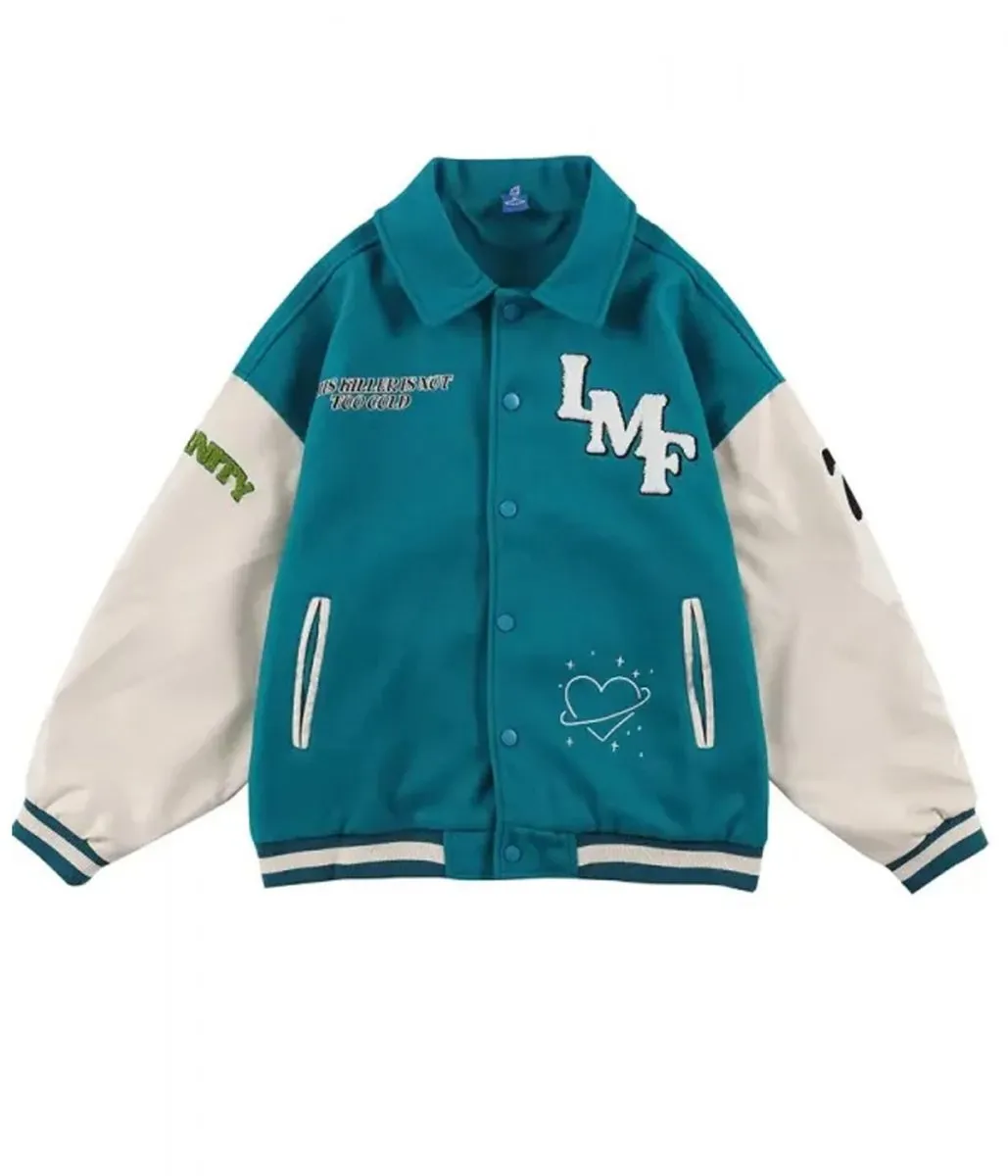 Tideeku New This Killer is Not too Cold Letterman Jacket