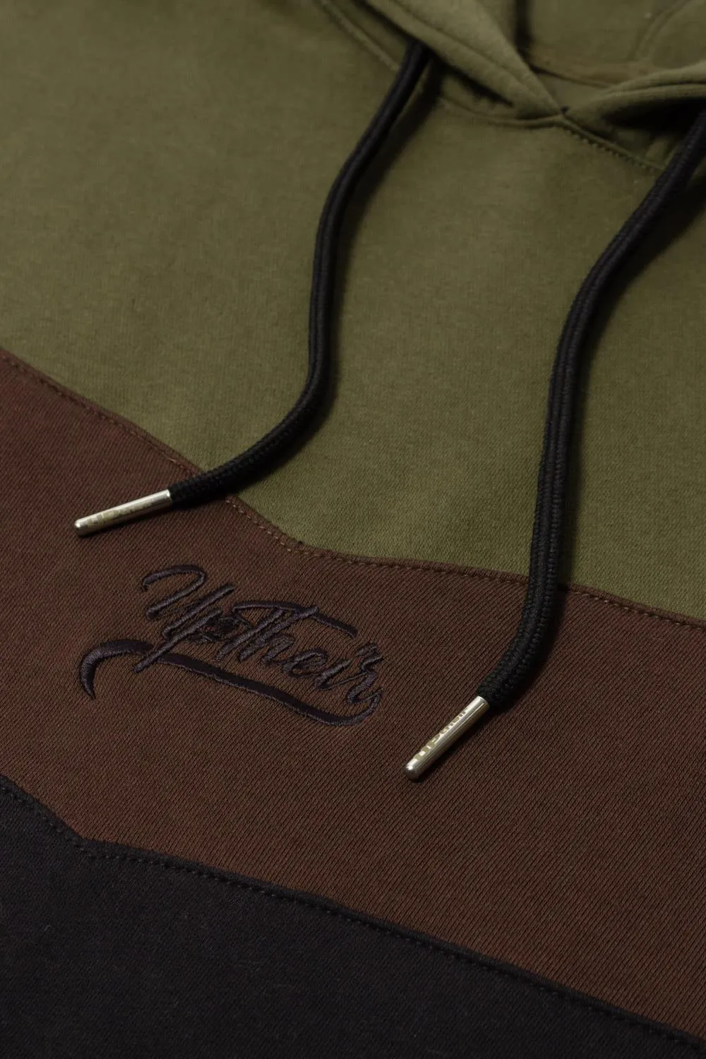 Uptheir Missile Overhead Block Hoody - Olive Black