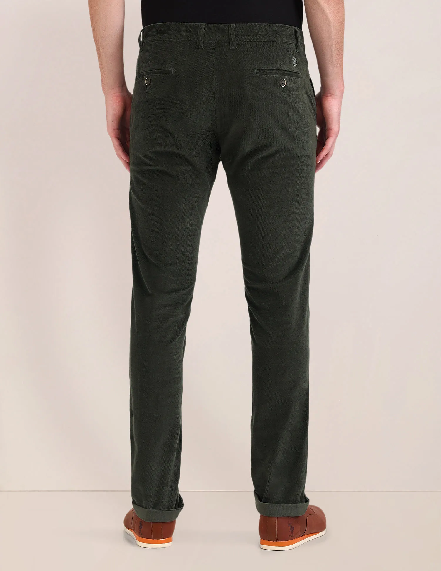 U.S. Polo Assn. Denver Slim Fit Mid Rise Trousers