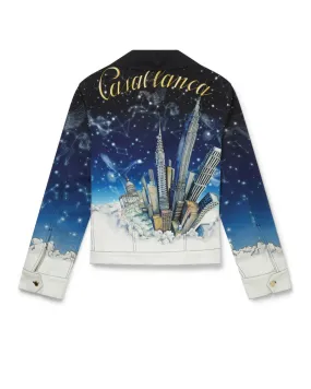 		Vol De Nuit Printed Denim Jacket	