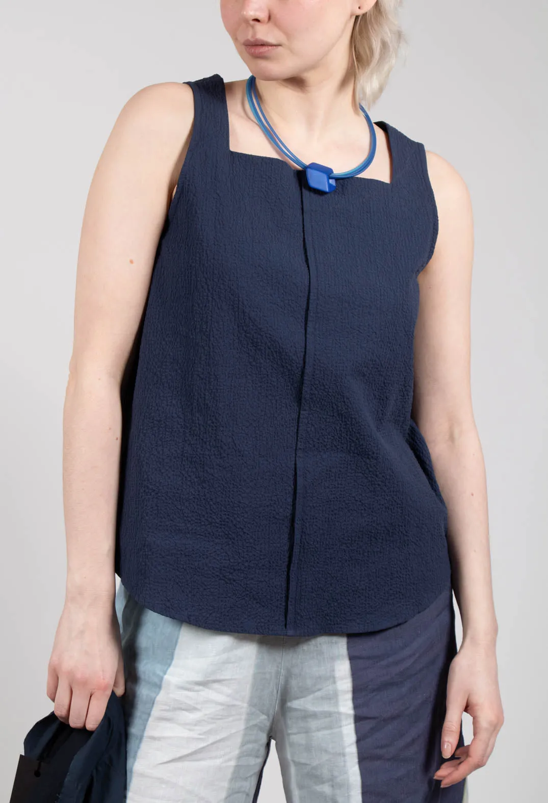 Wadi Top in Dark Blue