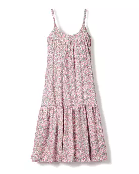 Women's Twill Chloe Nightgown in Fleurs de Rose