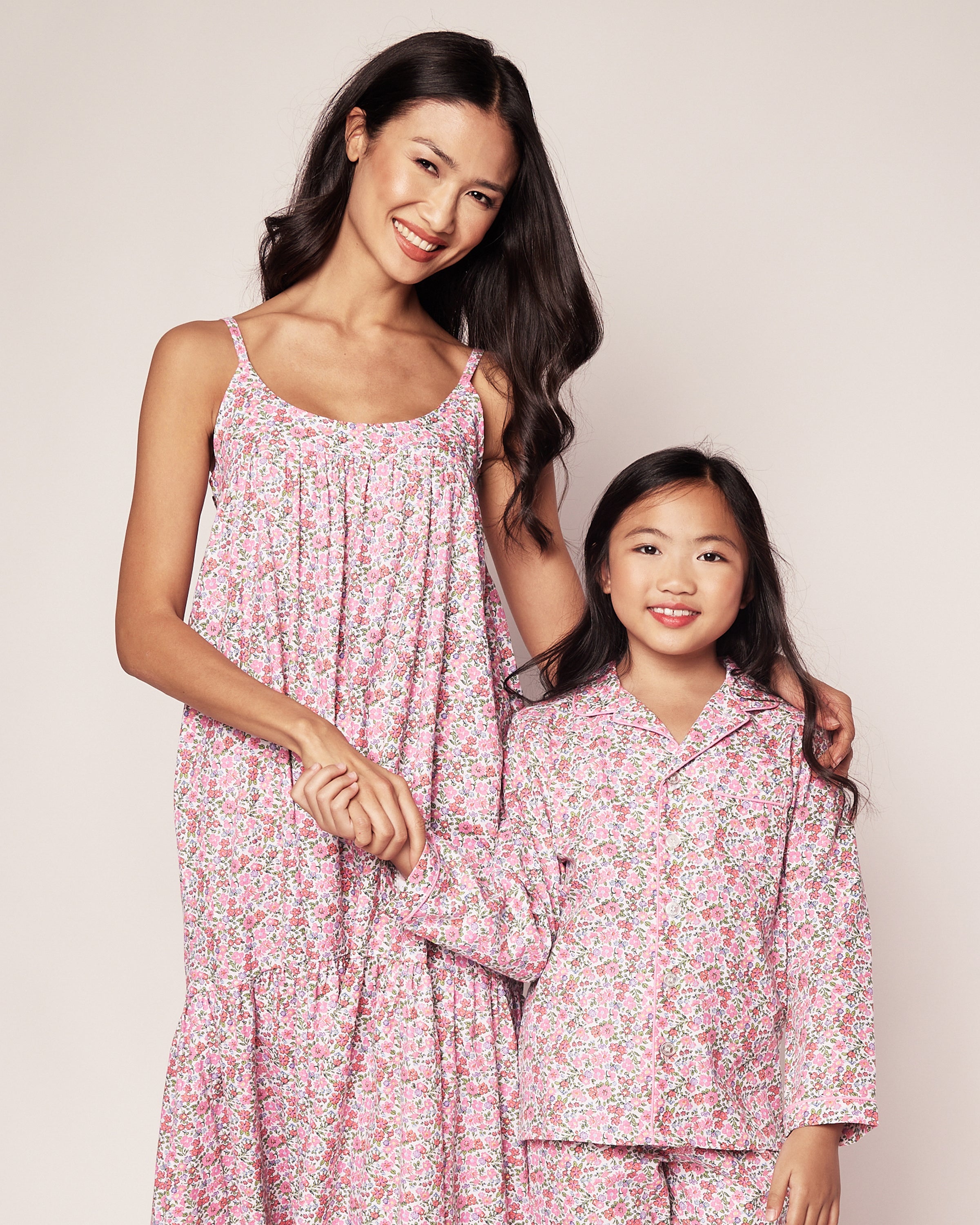 Women's Twill Chloe Nightgown in Fleurs de Rose