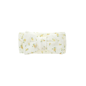 Zali Baby Headband Bow in Yellow Rose