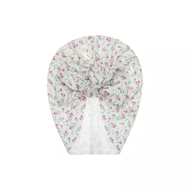 Zali Baby Turban Hat in Pink Rose